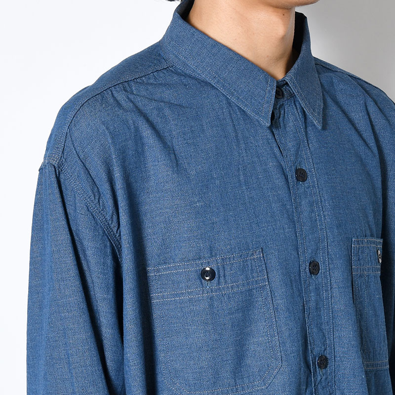 BETA CHAMBRAY SHIRT -INDIGO-