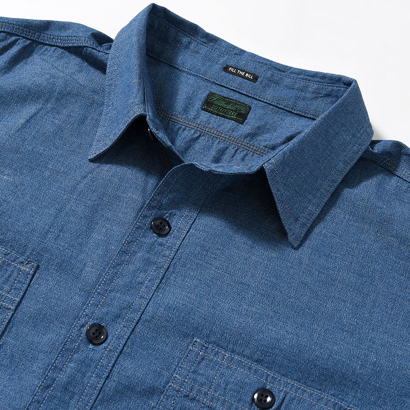 BETA CHAMBRAY SHIRT -INDIGO-