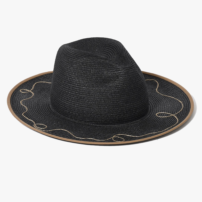 LONG BRIM HAT -2.COLOR-(BLACK)