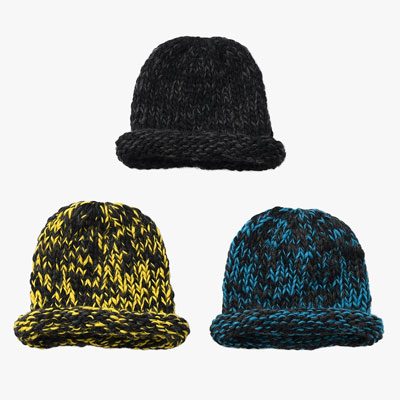 ROLL KNIT CAP -3.COLOR-