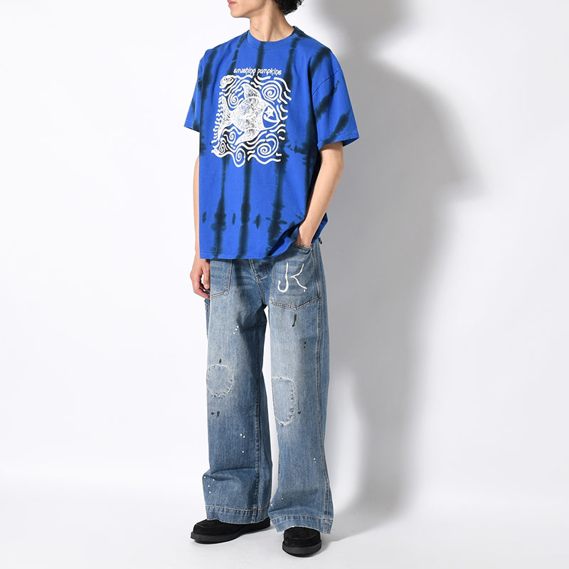 JE SUIS UN POISSON TEE TIE DYE -BLUE-