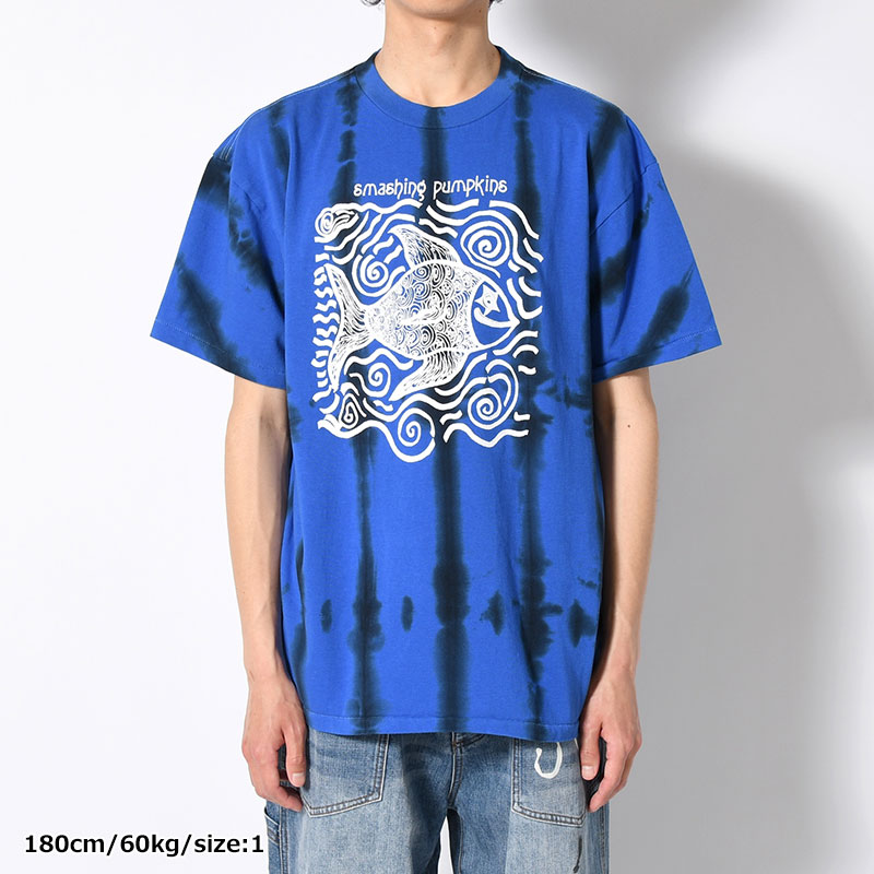 JE SUIS UN POISSON TEE TIE DYE -BLUE-