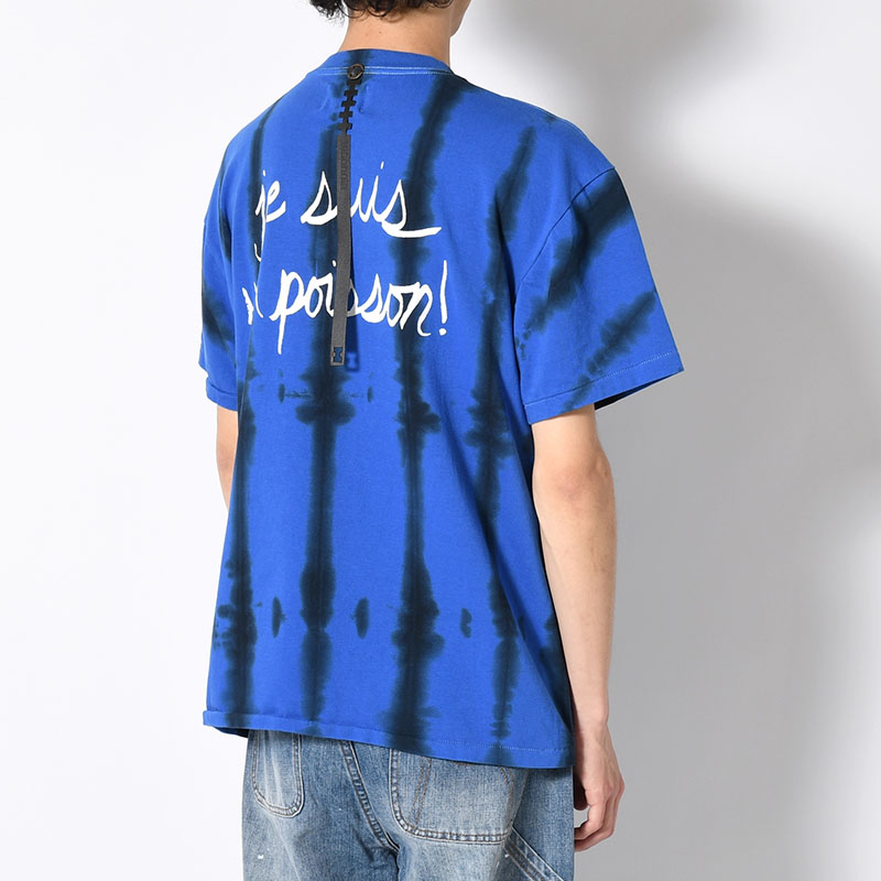 JE SUIS UN POISSON TEE TIE DYE -BLUE-