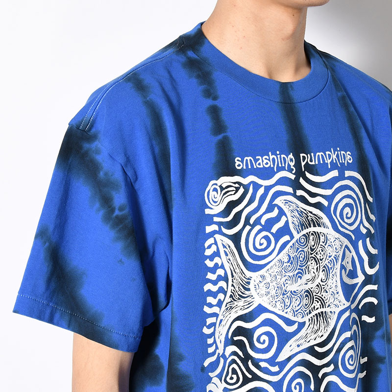 JE SUIS UN POISSON TEE TIE DYE -BLUE-