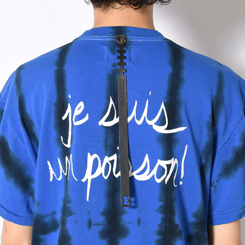 JE SUIS UN POISSON TEE TIE DYE -BLUE-