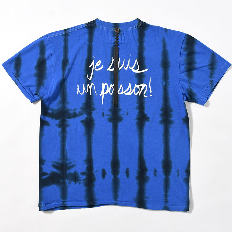 JE SUIS UN POISSON TEE TIE DYE -BLUE-