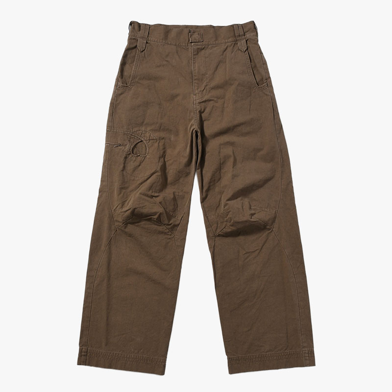 TAO PANTS -BROWN-