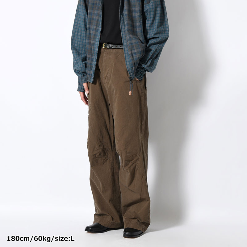 TAO PANTS -BROWN-