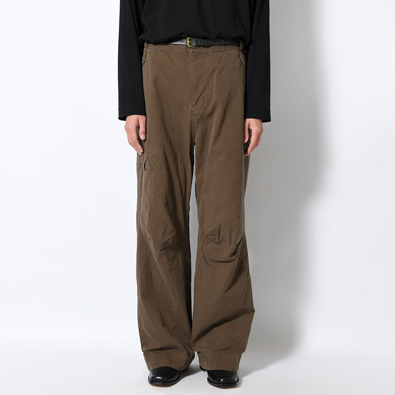 TAO PANTS -BROWN-