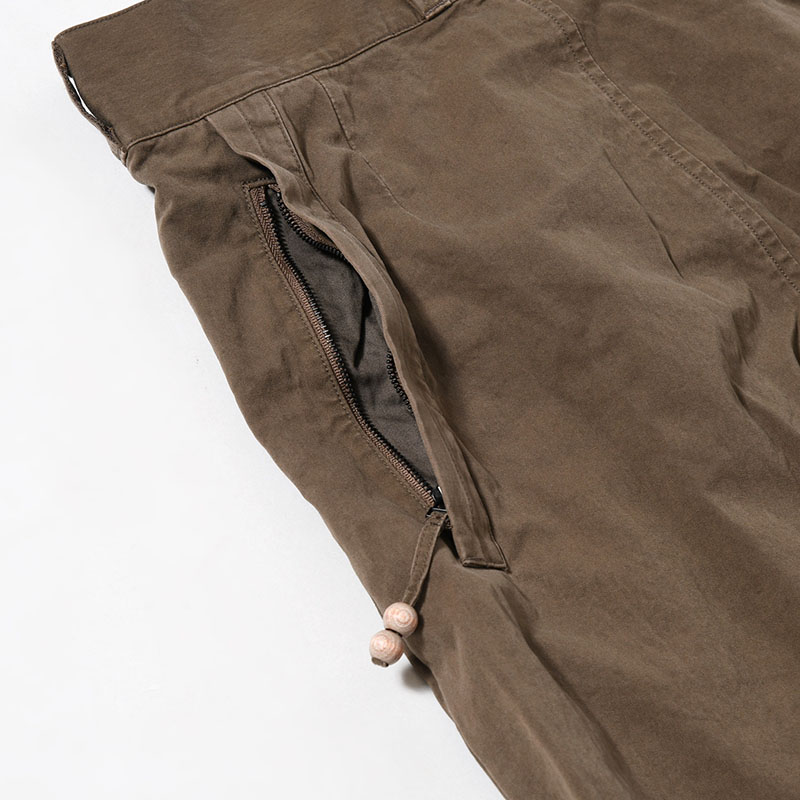TAO PANTS -BROWN-