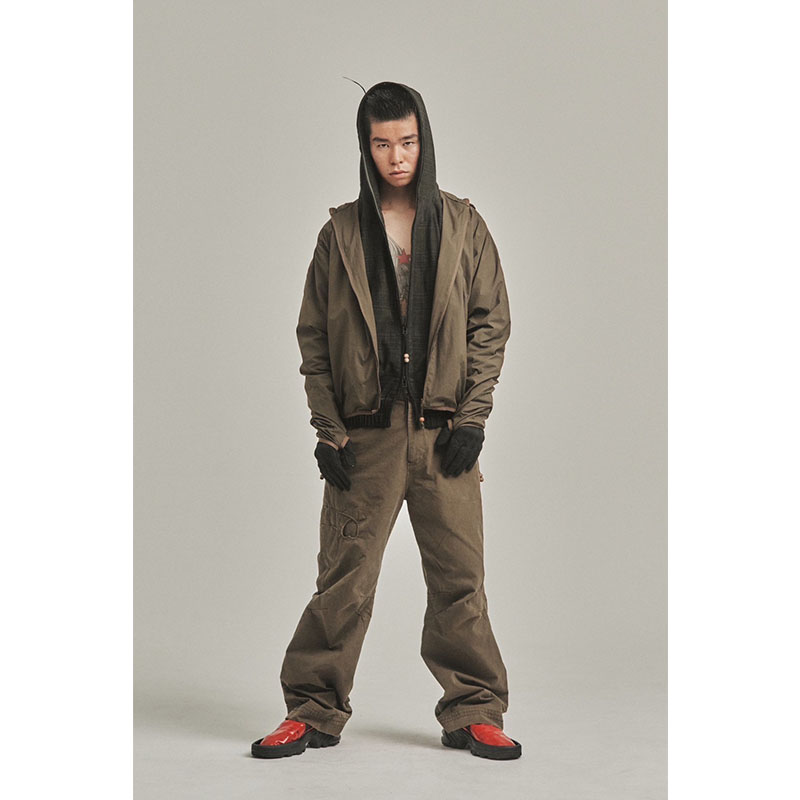 TAO PANTS -BROWN-