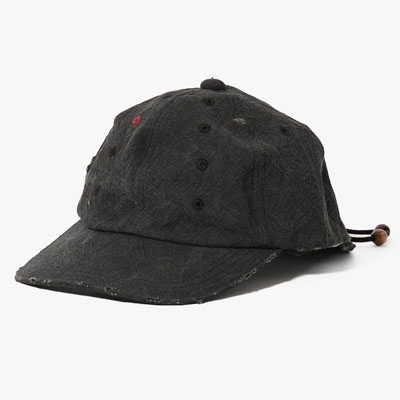 朱点童子 CAP -CHARCOAL-