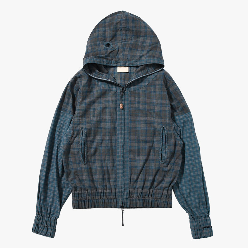 鬼 HOODIE -2.COLOR-(BLUE×BLUE)