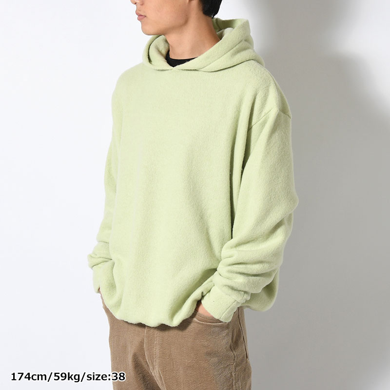"EYCK" COLOR KNIT HOODIE -2.COLOR-
