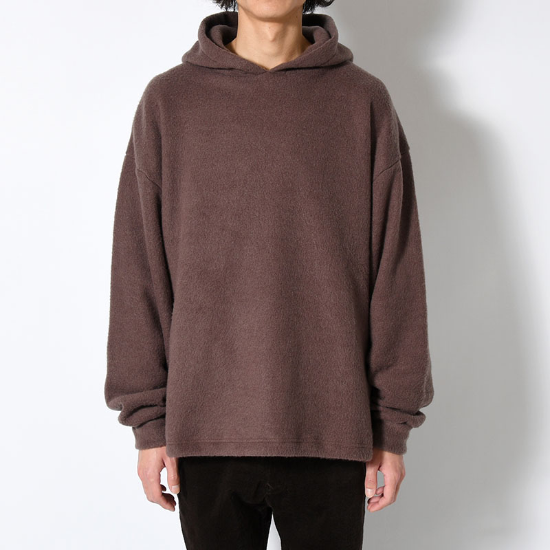 "EYCK" COLOR KNIT HOODIE -2.COLOR-
