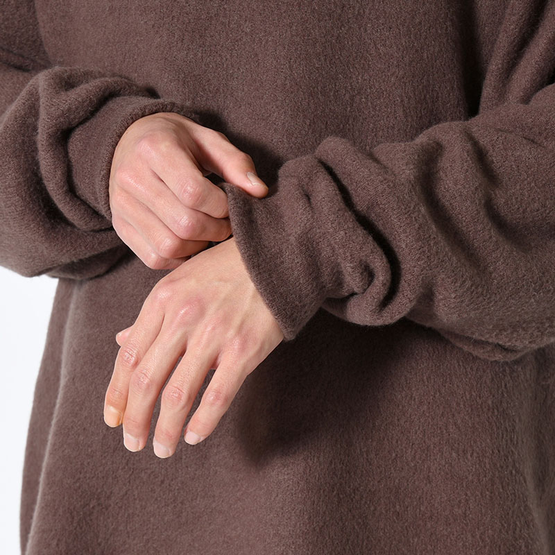 "EYCK" COLOR KNIT HOODIE -2.COLOR-