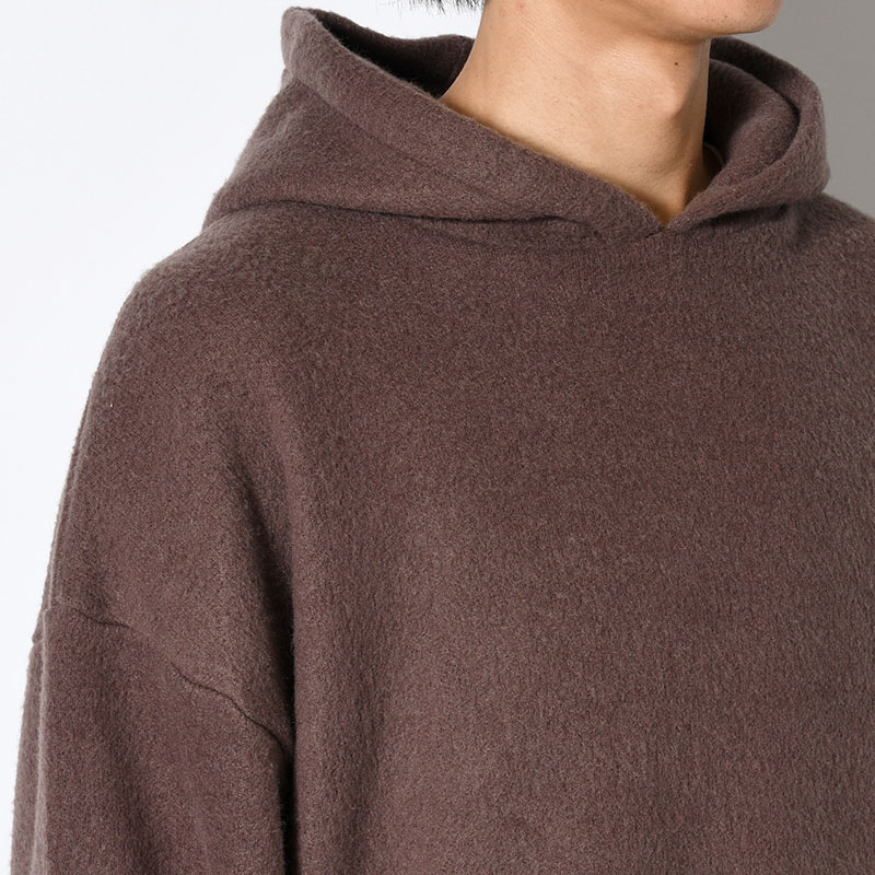 "EYCK" COLOR KNIT HOODIE -2.COLOR-