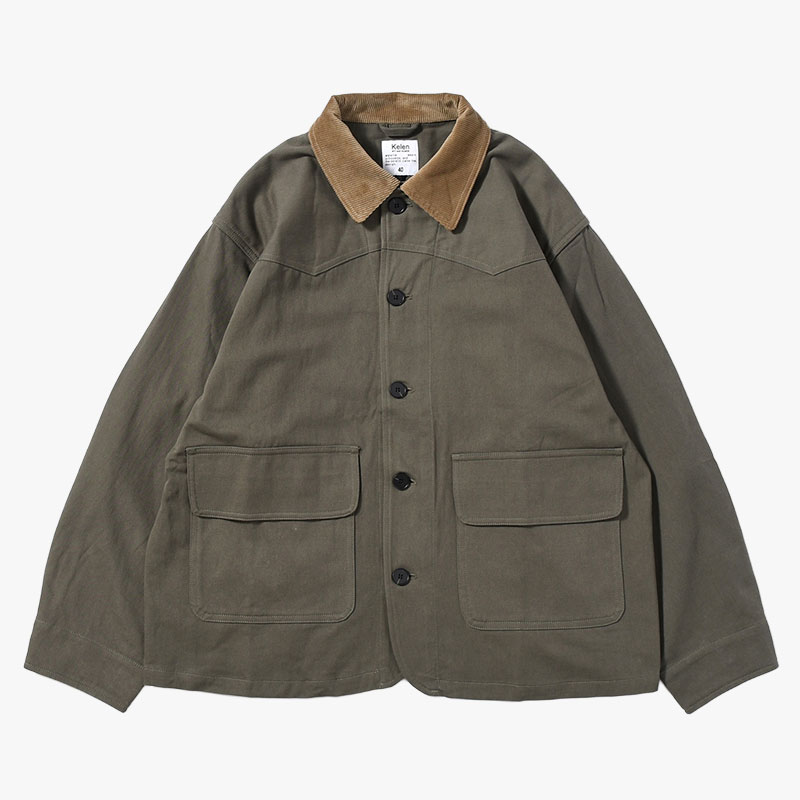 "MUNCH" HUNTING WORK JACKET -2.COLOR-(KHAKI)