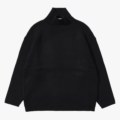 "KLEE" HIGH NECK RIB KNIT -2.COLOR-
