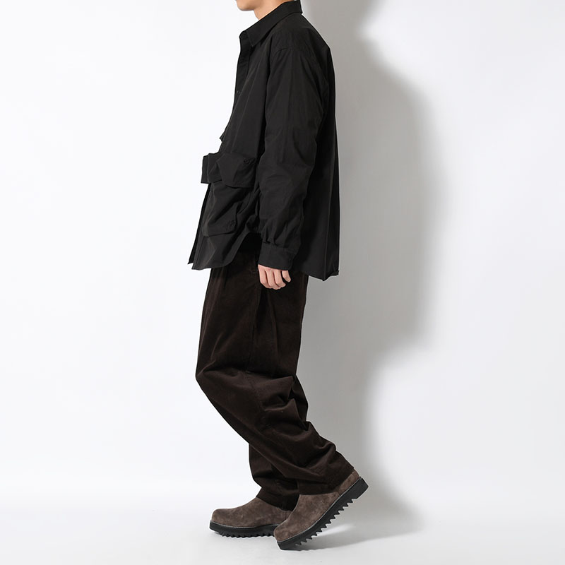 "SEURAT" 2TUCK COCOON CORD TROUSER -2.COLOR-