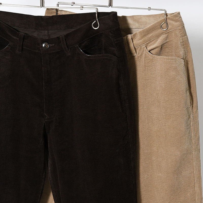 "RENOIR" STRAIGHT CORD TROUSERS -2.COLOR-