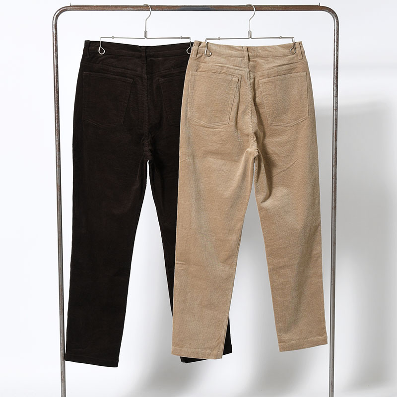 "RENOIR" STRAIGHT CORD TROUSERS -2.COLOR-
