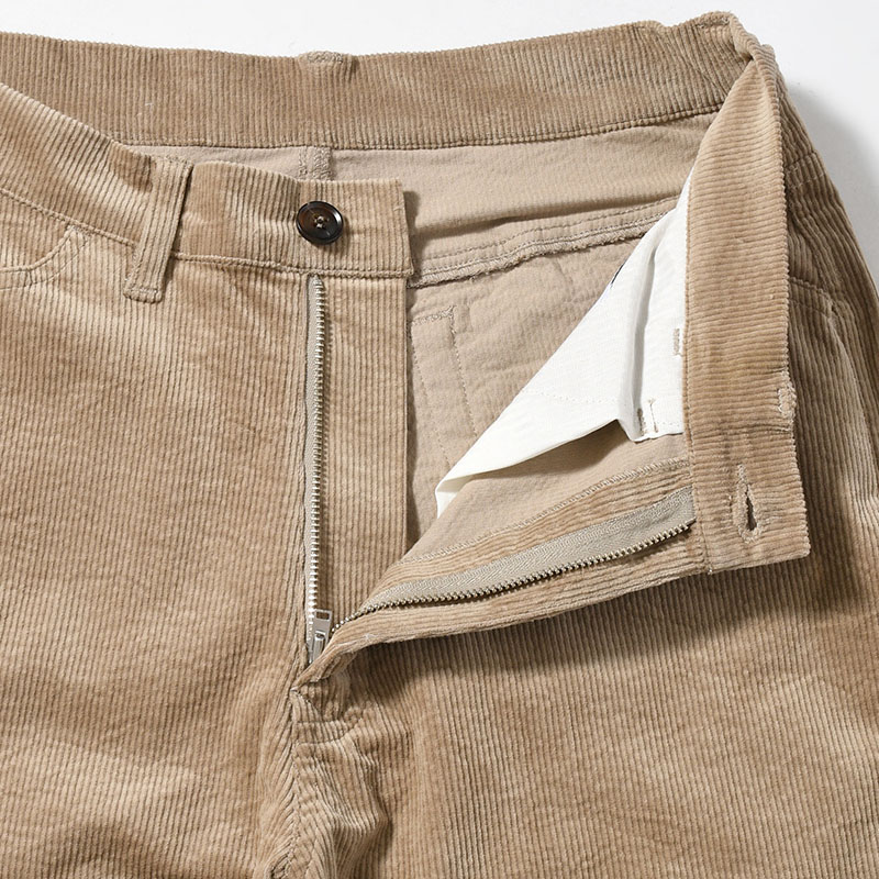 "RENOIR" STRAIGHT CORD TROUSERS -2.COLOR-
