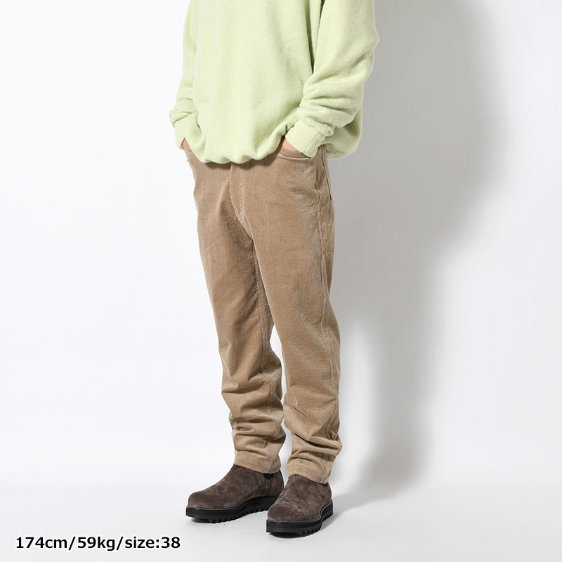 "RENOIR" STRAIGHT CORD TROUSERS -2.COLOR-