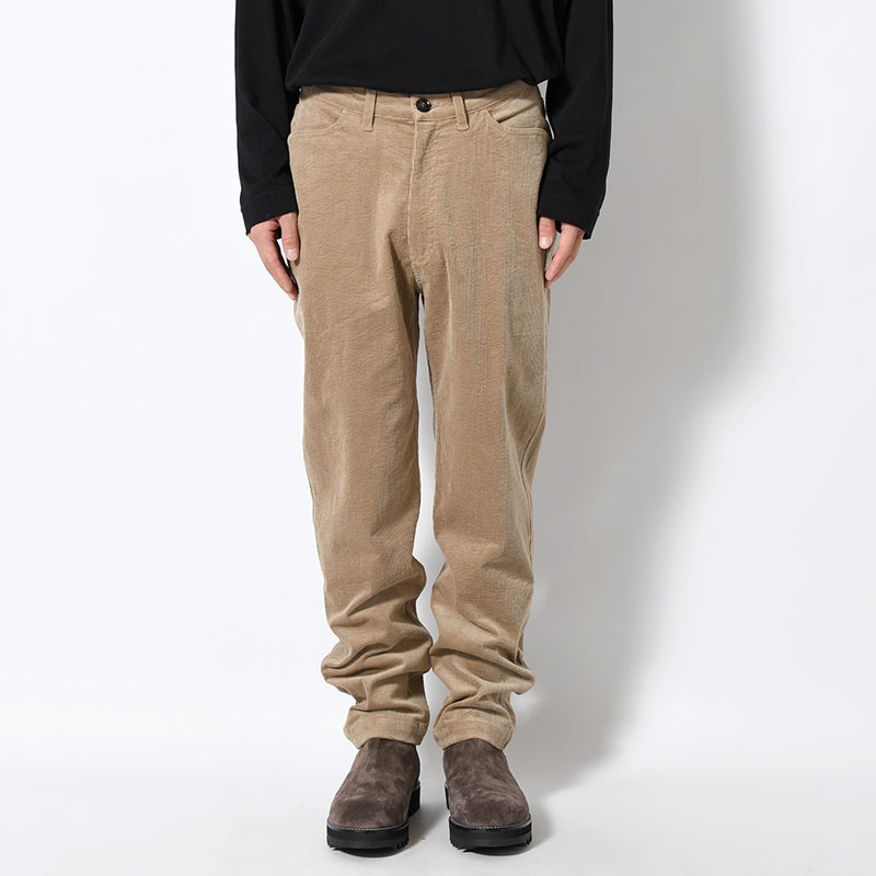 "RENOIR" STRAIGHT CORD TROUSERS -2.COLOR-