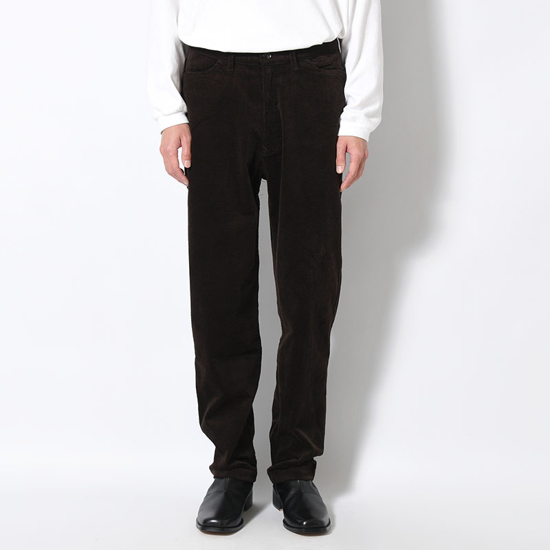 "RENOIR" STRAIGHT CORD TROUSERS -2.COLOR-