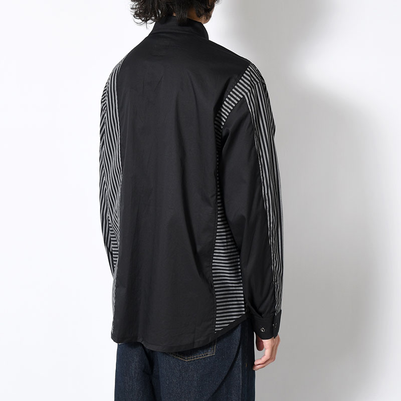 "WEYDEN" STRIPE BORDER CRAZY SHIRT -2.COLOR-