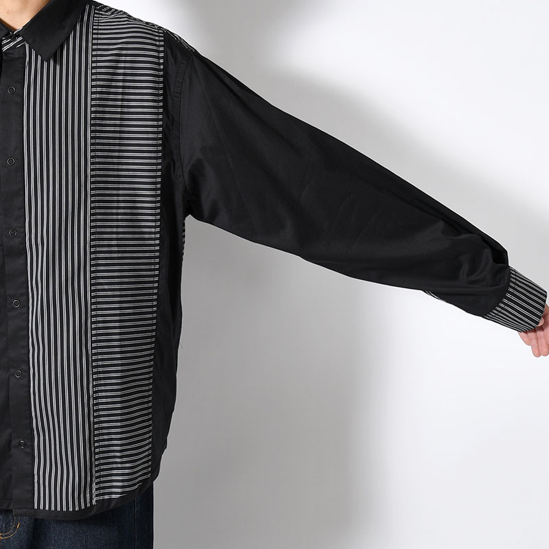 "WEYDEN" STRIPE BORDER CRAZY SHIRT -2.COLOR-