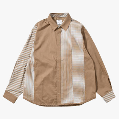 "WEYDEN" STRIPE BORDER CRAZY SHIRT -2.COLOR-