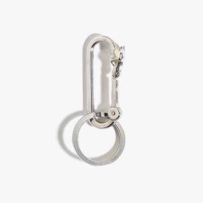 HORSE FACE CARABINER -SILVER-