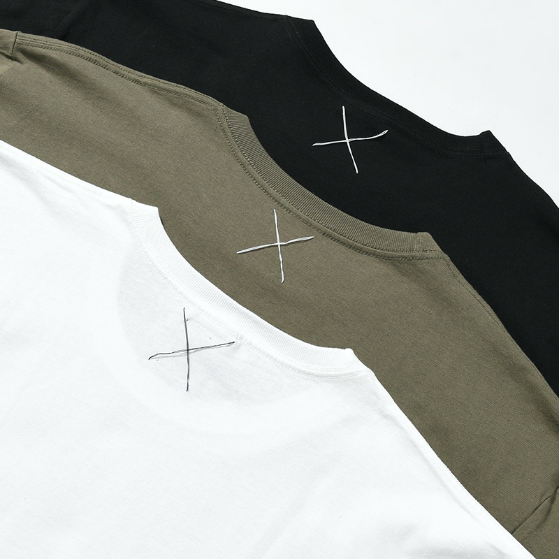 CONTEMPORARY BIG SIZE SLIT T-SH -3.COLOR-