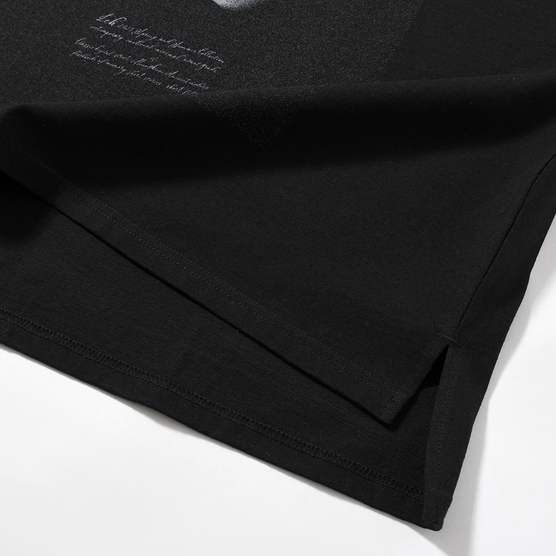 CONTEMPORARY BIG SIZE SLIT T-SH -3.COLOR-
