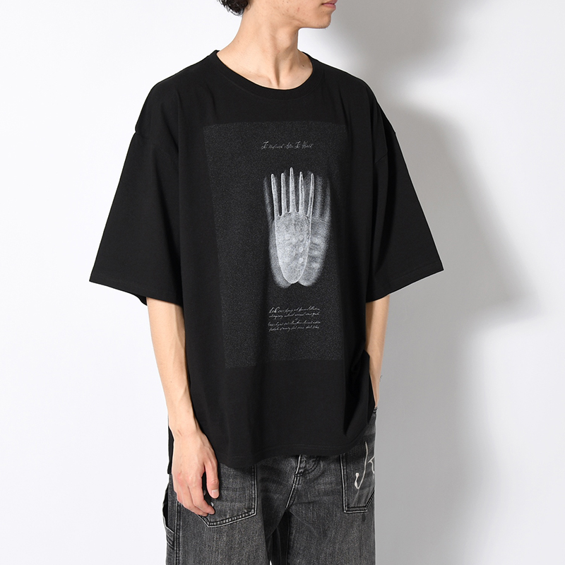 CONTEMPORARY BIG SIZE SLIT T-SH -3.COLOR-