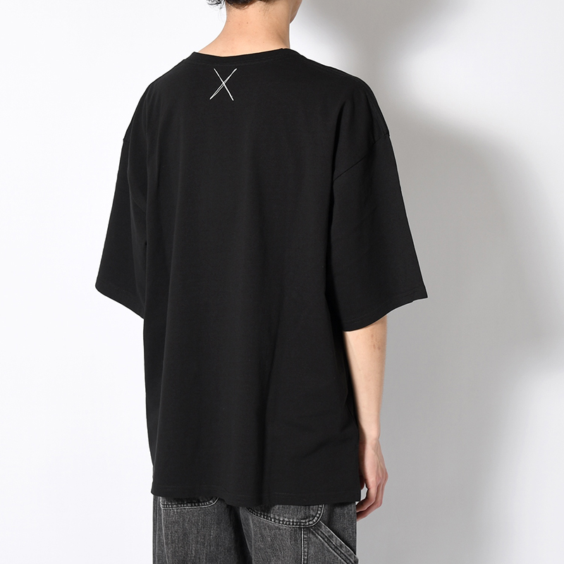 CONTEMPORARY BIG SIZE SLIT T-SH -3.COLOR-