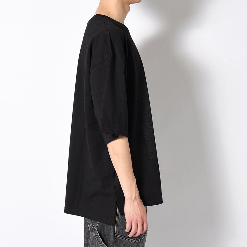CONTEMPORARY BIG SIZE SLIT T-SH -3.COLOR-