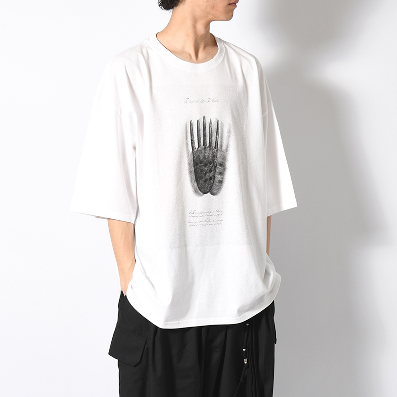 CONTEMPORARY BIG SIZE SLIT T-SH -3.COLOR-