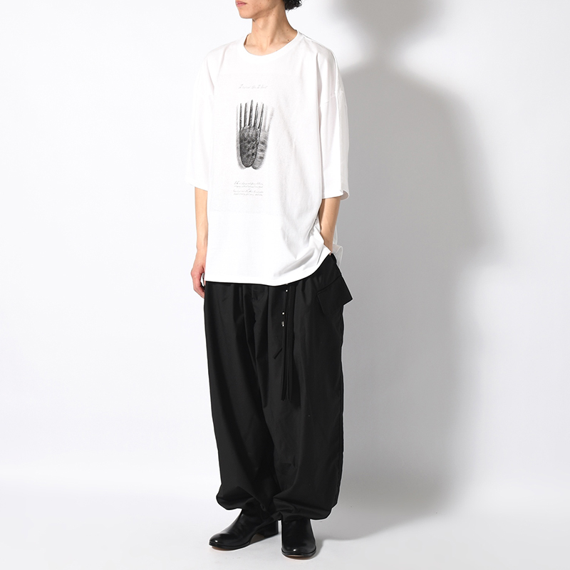 CONTEMPORARY BIG SIZE SLIT T-SH -3.COLOR-