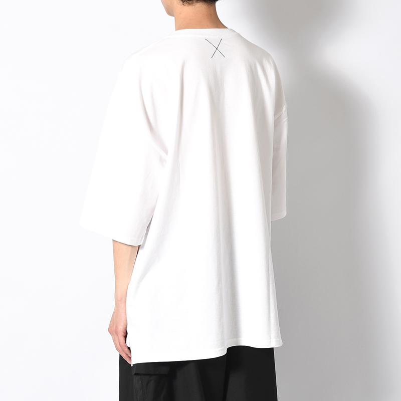 CONTEMPORARY BIG SIZE SLIT T-SH -3.COLOR-