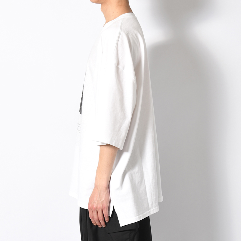 CONTEMPORARY BIG SIZE SLIT T-SH -3.COLOR-