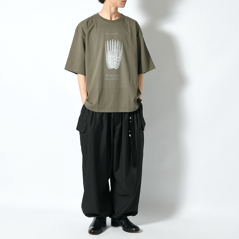 CONTEMPORARY BIG SIZE SLIT T-SH -3.COLOR-