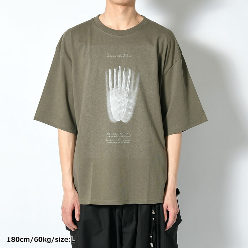 CONTEMPORARY BIG SIZE SLIT T-SH -3.COLOR-