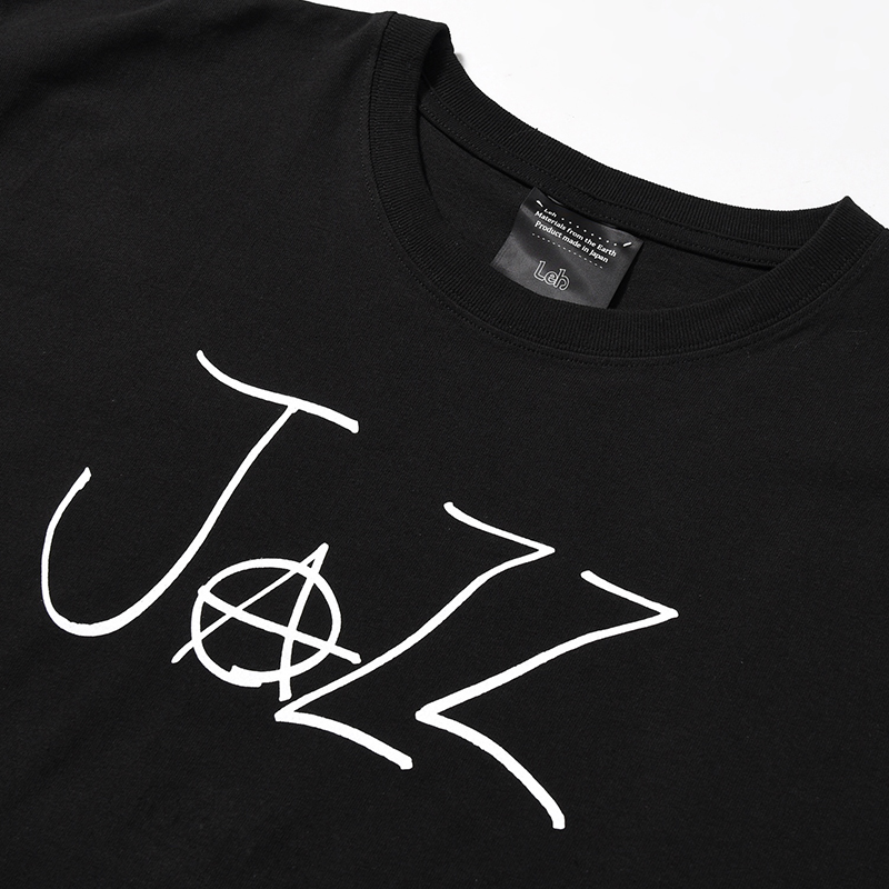JAZZ BIG SIZE SLIT T-SH -BLACK-