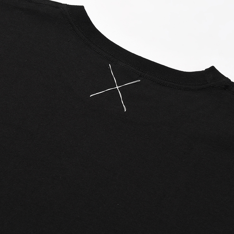 JAZZ BIG SIZE SLIT T-SH -BLACK-