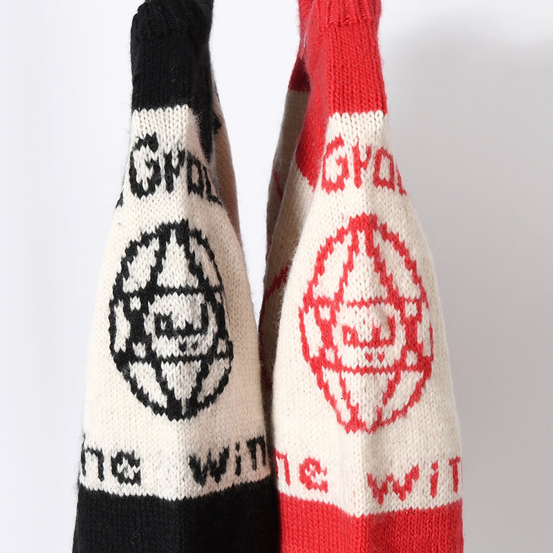 SMILEY KNIT SWEATER -2.COLOR-