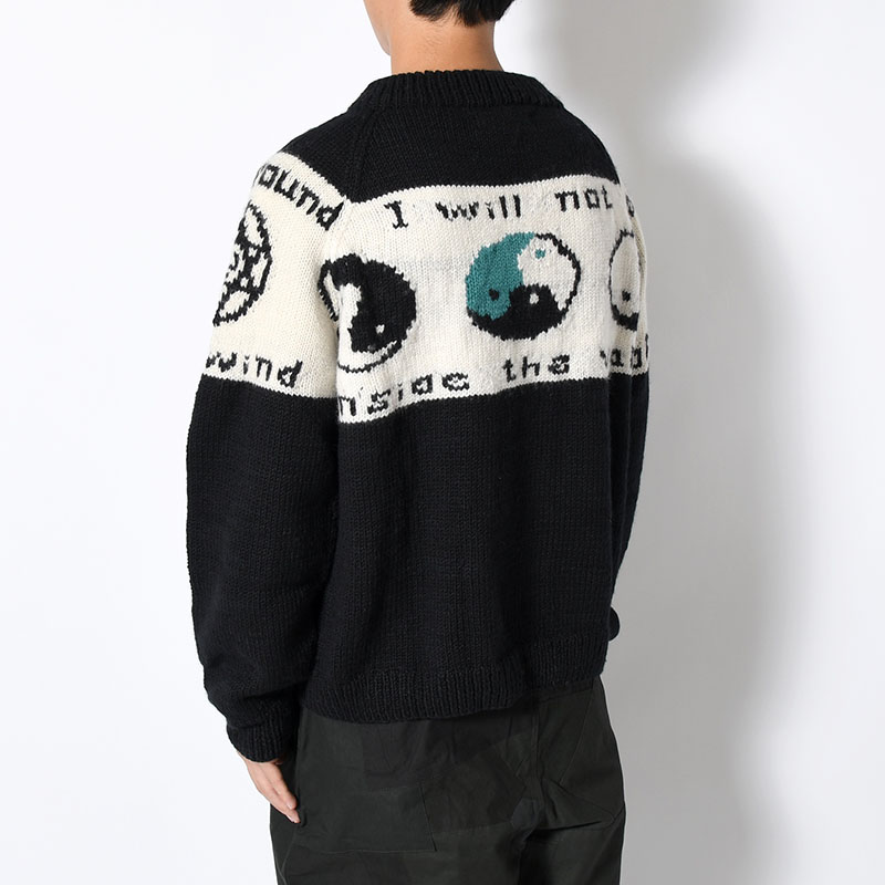 SMILEY KNIT SWEATER -2.COLOR-
