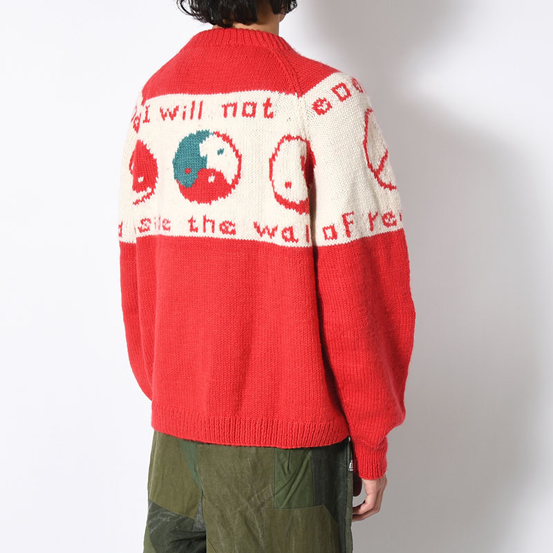SMILEY KNIT SWEATER -2.COLOR-